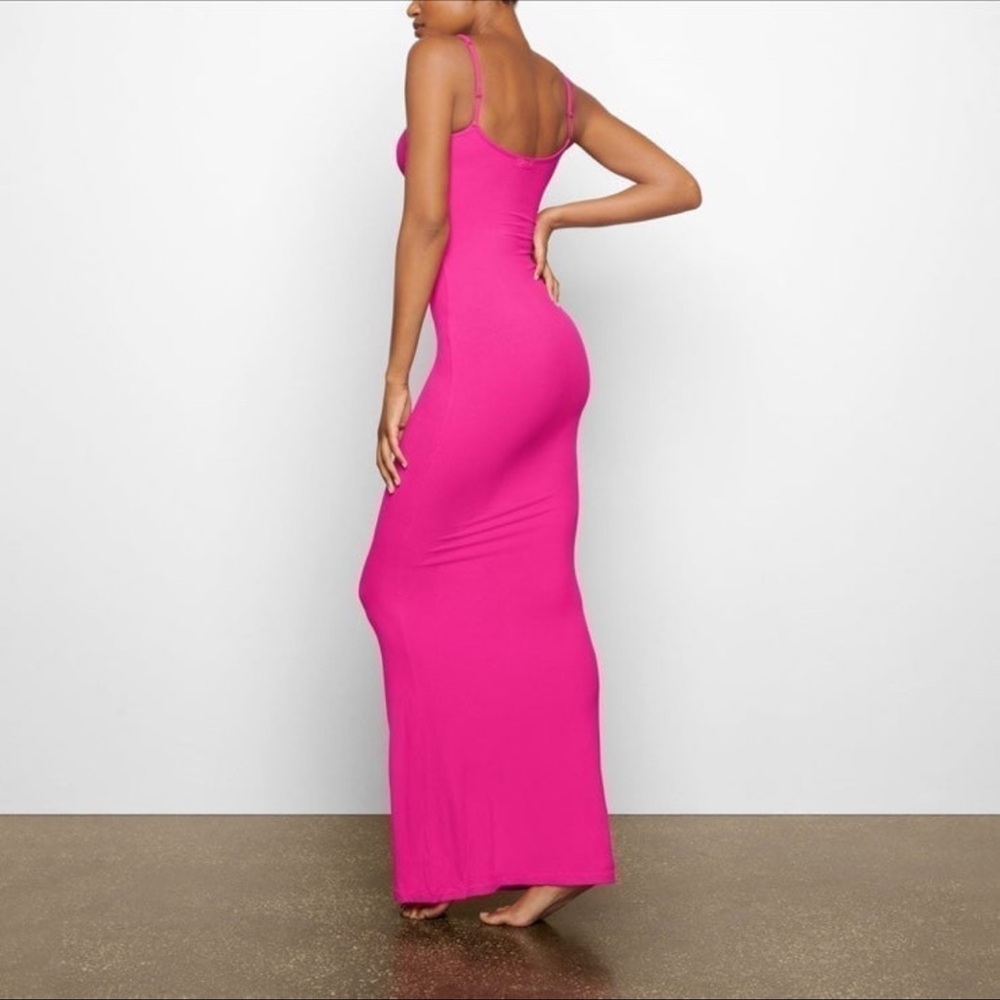 Skims Soft Lounge Long Slip Dress
